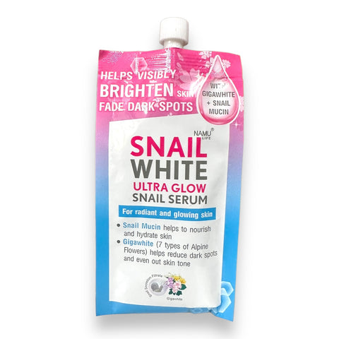 Snail white - Ultra Glow Snail Serum - For Radiant & Glowing Skin - 7 ML