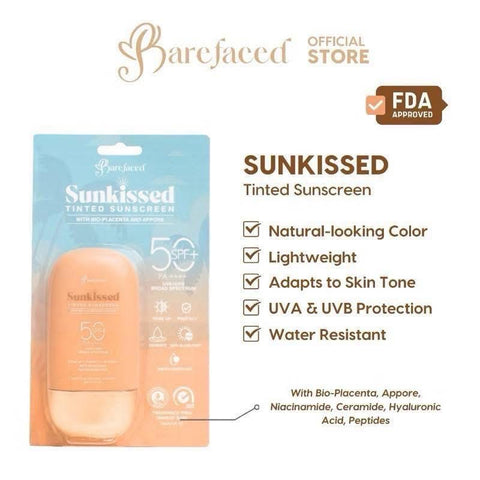 Barefaced - Sunkissed Tinted Sunscreen “LIGHT” 50g - LIGHT