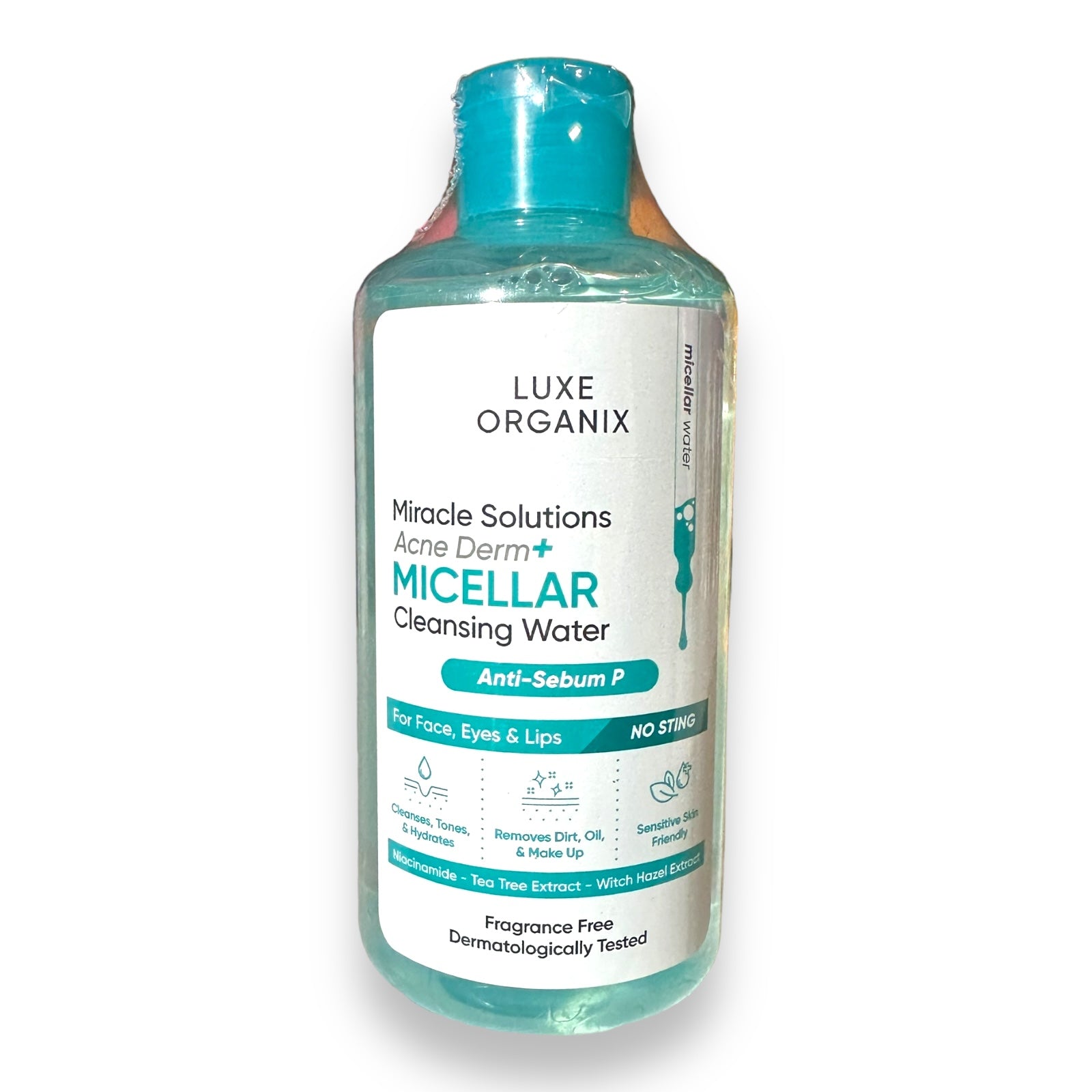 Luxe Organix - Miracle Solutions Acne Derm+ Micellar Cleansing Water - Anti Sebum 300mL