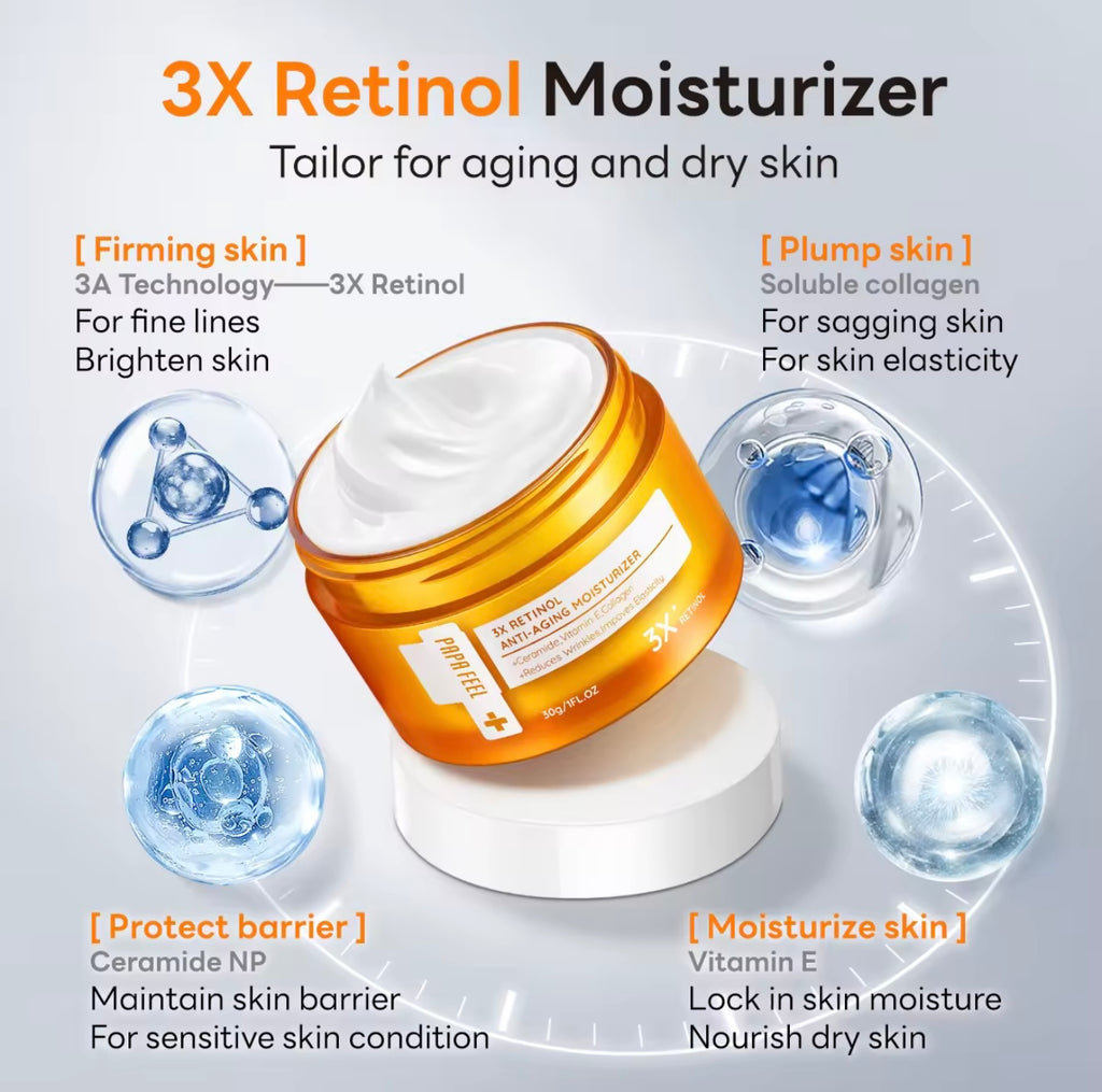 Papa Feel - 3x Retinol Anti-aging Moisturizer 30g