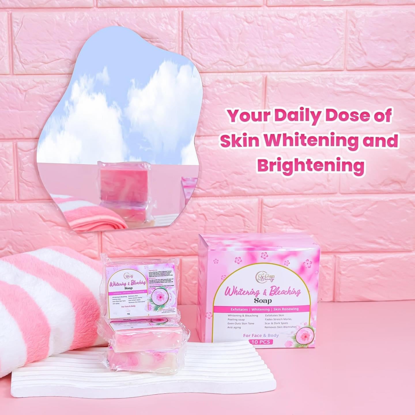 CC Glam & Beauty - Whitening and Bleaching Soap 75g ( 1 pc only )