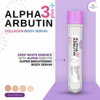 Precious Skin Alpha Arbutin 3+ Collagen Body Serum - Deep White Essence With Alpha Arbutin 45ml ( purple lid )
