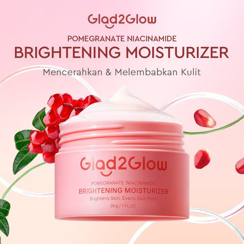 GLAD2GLOW Pomegranate 5% Niacinamide Brightening Moisturizer 30g
