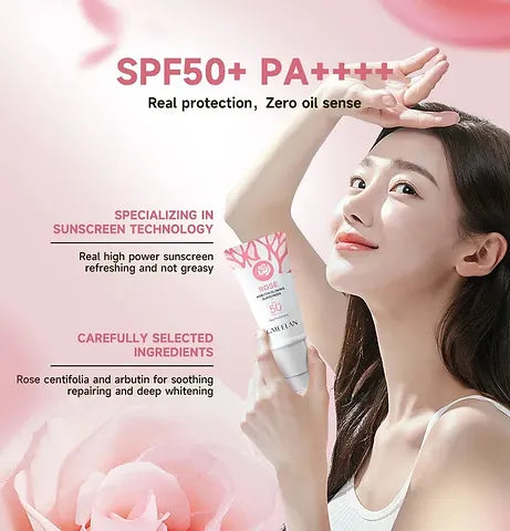 GMEELAN - ROSE Arbutin Glowing Sunscreen SPF 50 PA++++ 30g