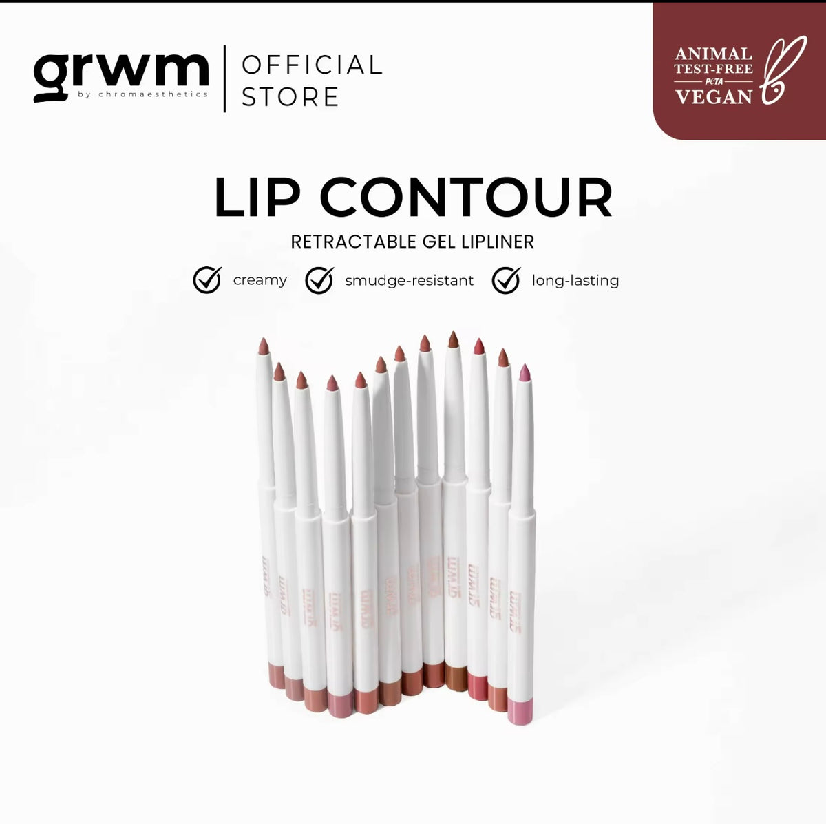 GRWM Cosmetics - LIP CONTOUR RETRACTABLE GEL LIP LINER – My Care Kits