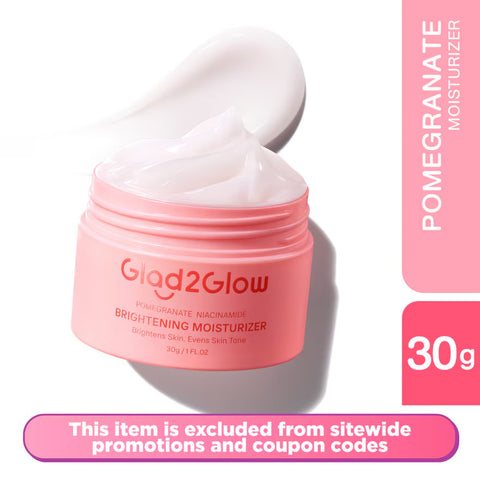 GLAD2GLOW Pomegranate 5% Niacinamide Brightening Moisturizer 30g