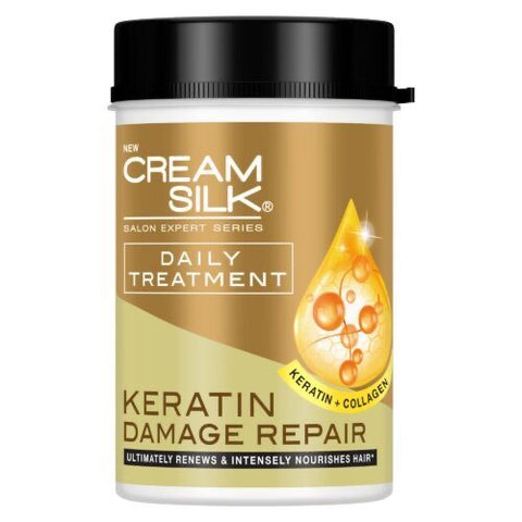 Cream Silk - Daily Treatment - Keratin Damage Repair ( GOLD ) 650 ML