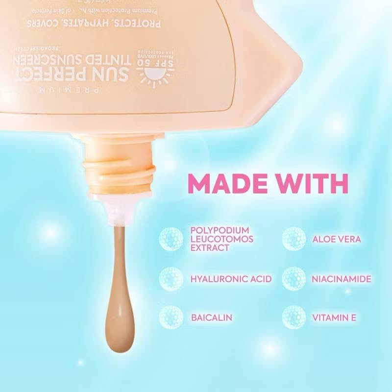 Hikari Skin - Premium Sun Perfect Tinted Sunscreen SPF 50 - 50g