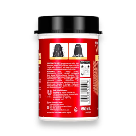 Vita Keratin - Salon Daily Treatment “COLOR SHINE” 600 ml - ( Red )