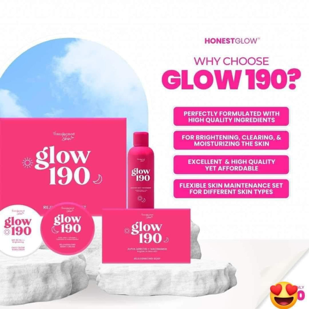 Transformed Skin - GLOW 190 - REJUVENATING SET - ( PINK )