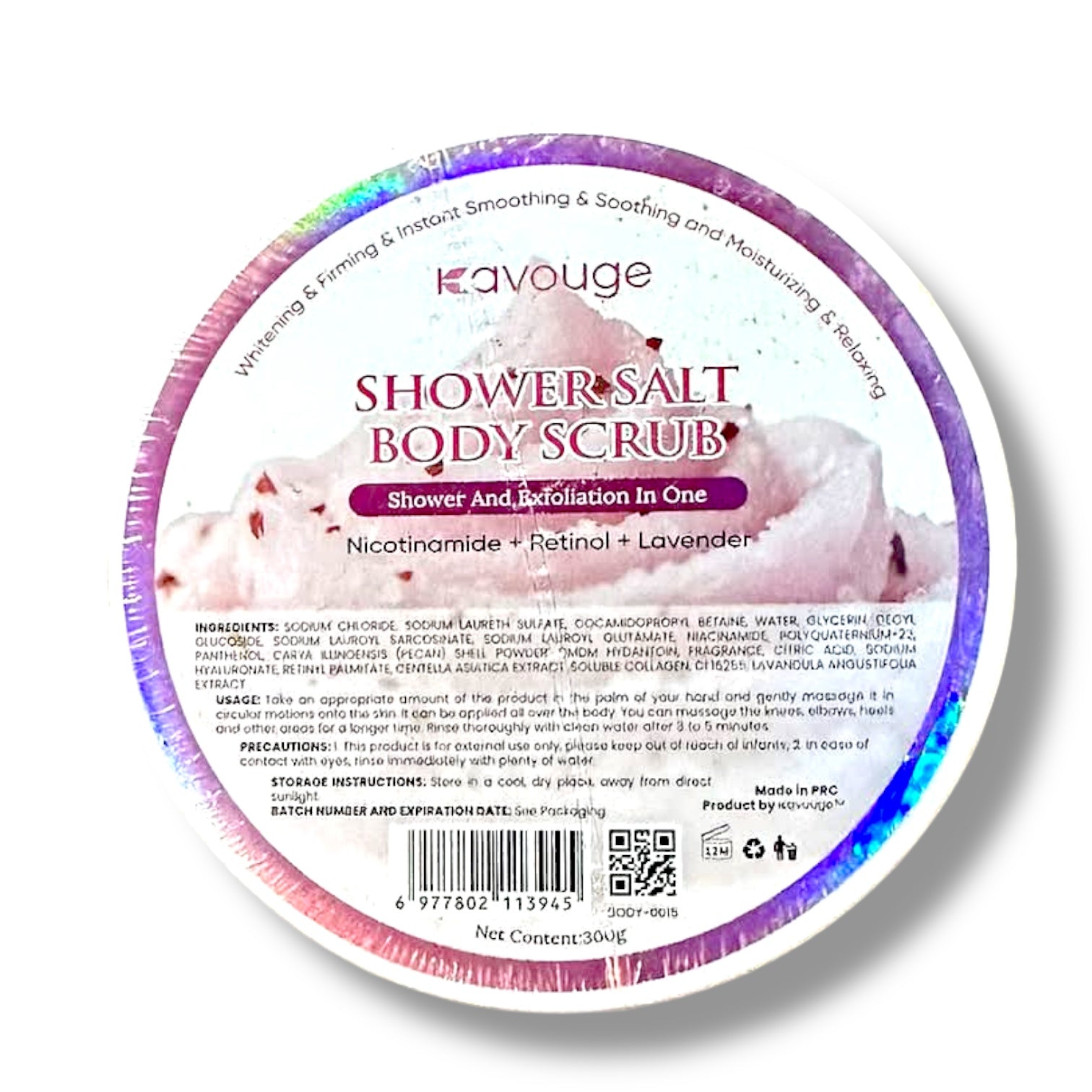 Kavouge - Shower Salt Body Scrub 300g