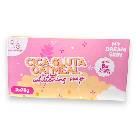 My Dream Skin - Cica Gluta Oatmeal Whitening Soap 3 x 70g