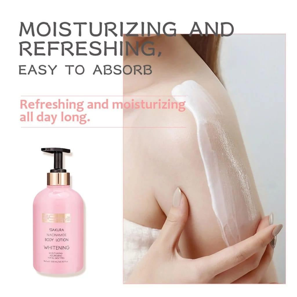 Shawill - Sakura Niacinamide Body Lotion 500 ml ( Pink ) – My Care