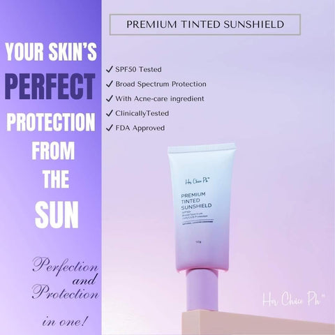 Her Choice PH - Premium Tinted Sunshield SPF 50 - 50g