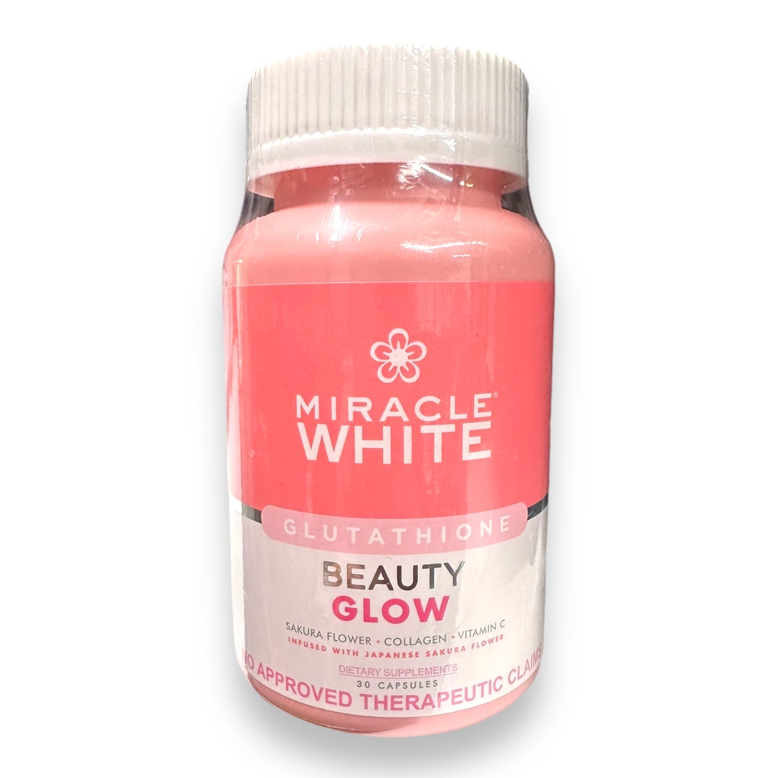 Miracle White Advance Whitening Glutathione - Beauty Glow 30 capsule