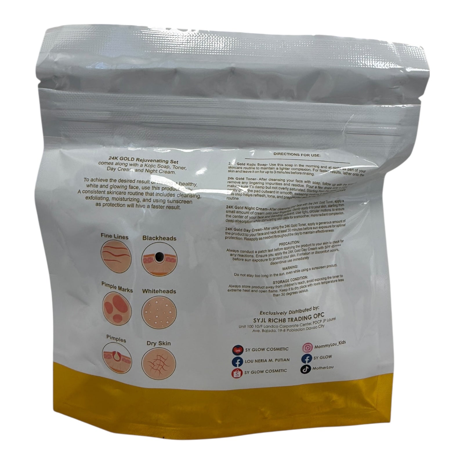 Sy Glow - 24K Gold Resorcinol Rejuvenating Set