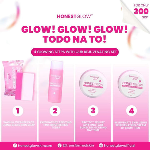 Transformed Skin - Honest Glow Facial Set