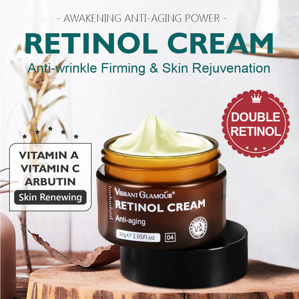 VIBRANT GLAMOUR - Natural Retinol Anti Aging Whitening Face Cream 30g