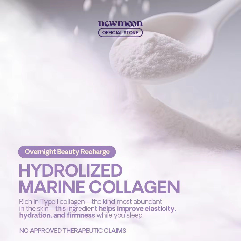 Newmoon - Nighty Bright Ashwagandha + Collagen Food Supplement 60caps