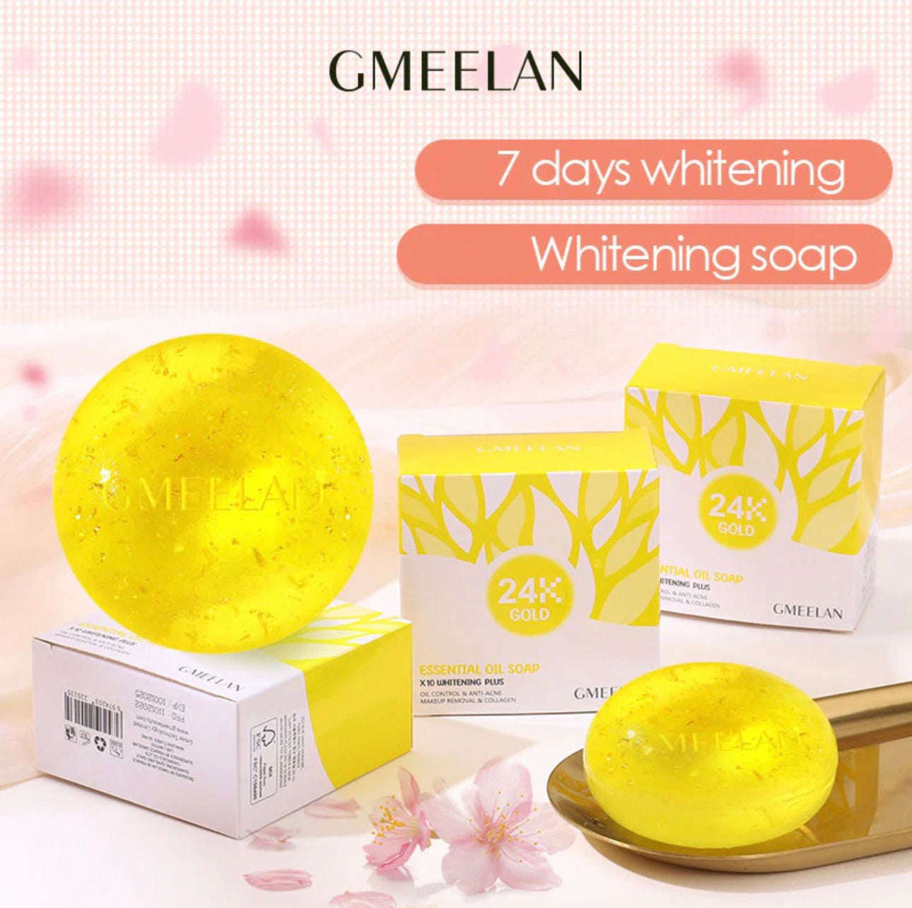 Gmeelan - 24k Gold Essential Oil Soap 100g