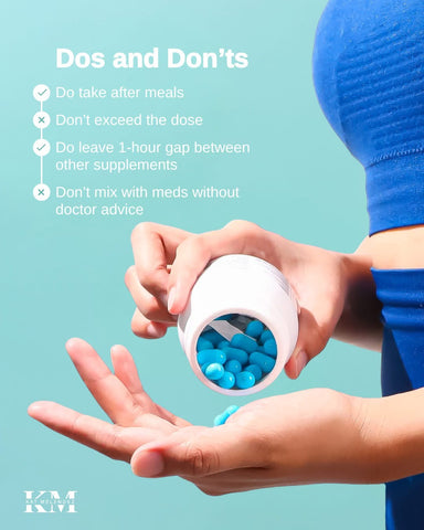 KM - OVARSITOL  Food Supplement - 60 capsules 600 mg