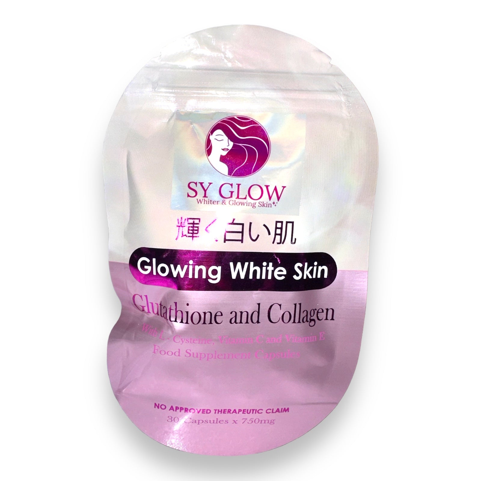 SY GLOW - Glowing White Skin GLUTA COLLAGEN 30 capsule