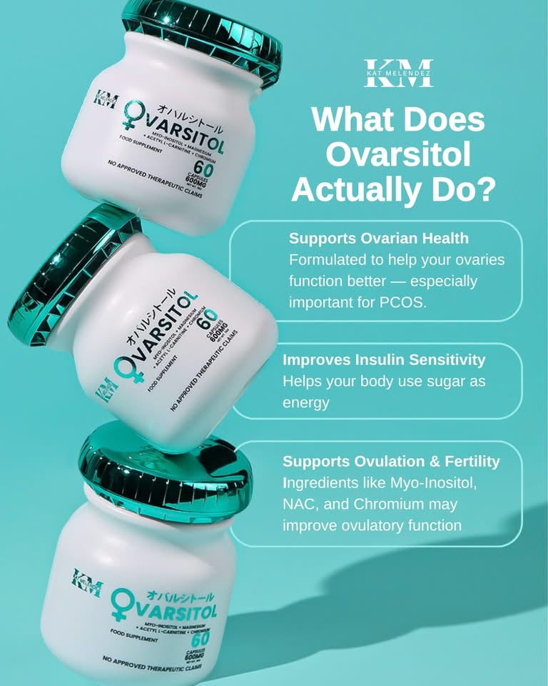 KM - OVARSITOL  Food Supplement - 60 capsules 600 mg