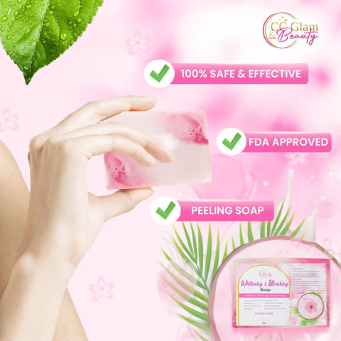 CC Glam & Beauty - Whitening and Bleaching Soap 75g ( 1 pc only )