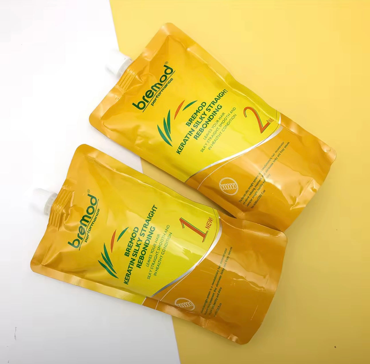 Bremod - Keratin Silky Straight Rebonding Set 800 ML + 800 ML