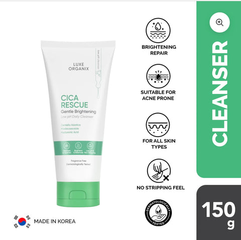 Luxe Organix - Cica Reacue Calming Cleanser 150g