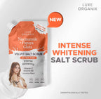 Luxe Organix - Niacinamide + Papaya Gluta Velvet Salt Scrub 300G ( Orange Pouch )