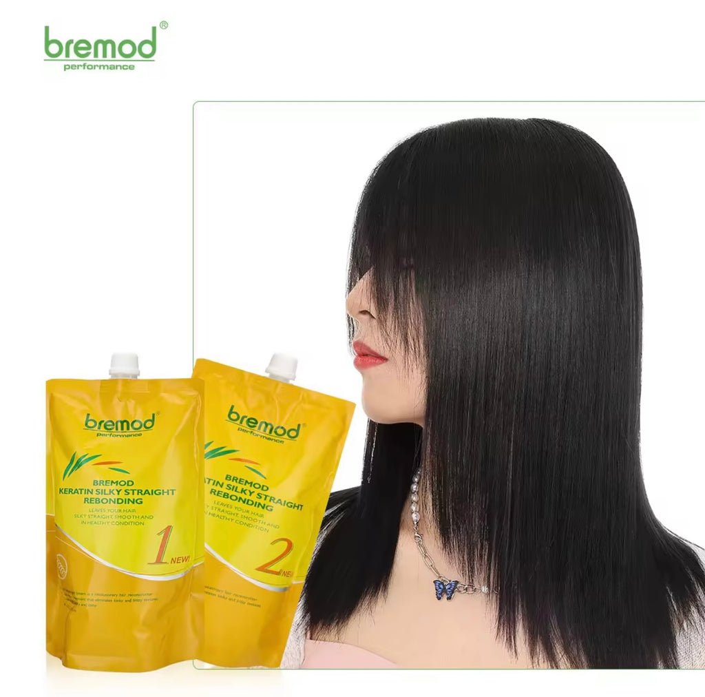 Bremod - Keratin Silky Straight Rebonding Set 800 ML + 800 ML