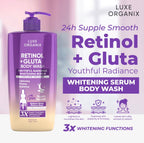 Luxe Organix - Retinol + Gluta Youthful Radiance Whitening Serum Perfume Infused Body Wash 1000g ( PURPLE )