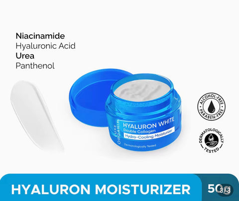 Luxe Organix - Hyaluron White - Double Collagen - Hydra Cooling Moiturizer 50g