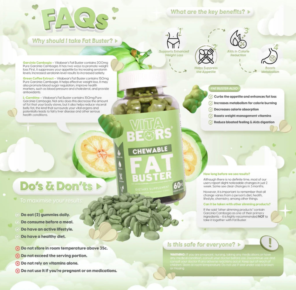 Vita Bears - CRAVE GUMMIES ( Green )