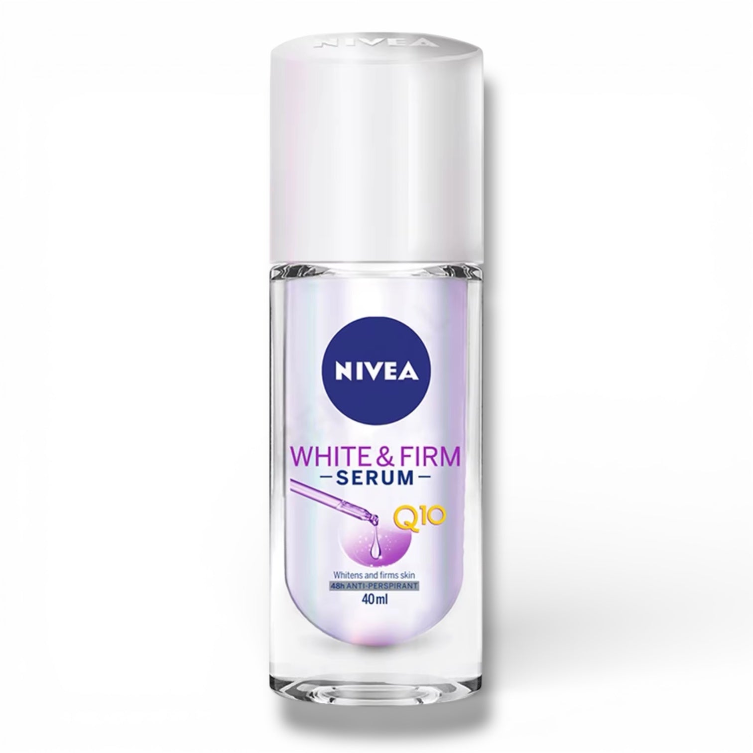Nivea - White & FIRM  Serum Q10 - Whitens and Firm Skin - 48HR Anti-Perspirant 40 ML - FIRM