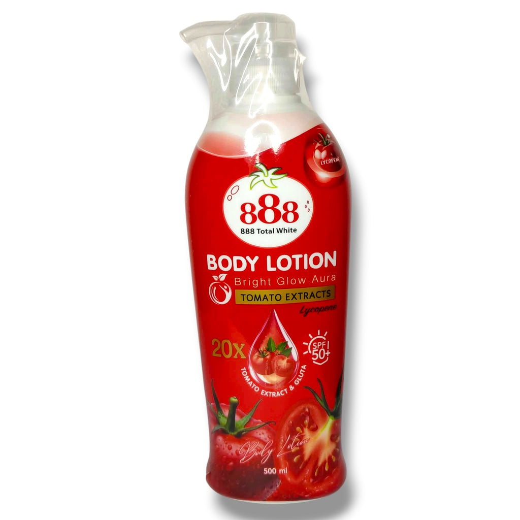 888 - Total White Body Lotion Bright Glow Aura Tomato Extracts 500ml