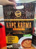 Madam Kilay - KAPE KREMA “Decaf” Coffee Jumbo Pack 30 sachet