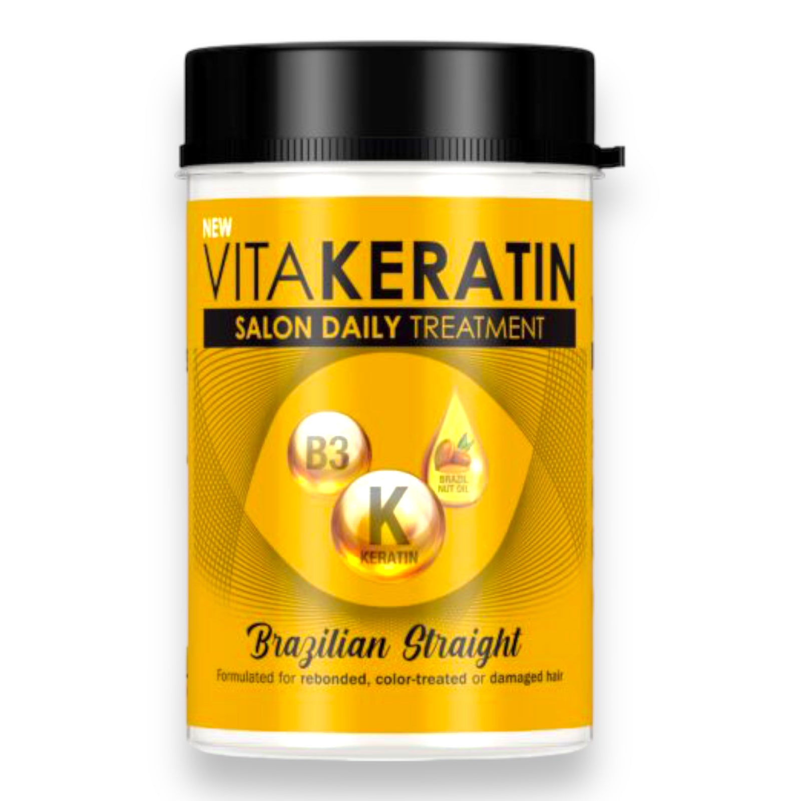 Vita Keratin - Salon Daily Treatment - Brazilian Straight 650 ML