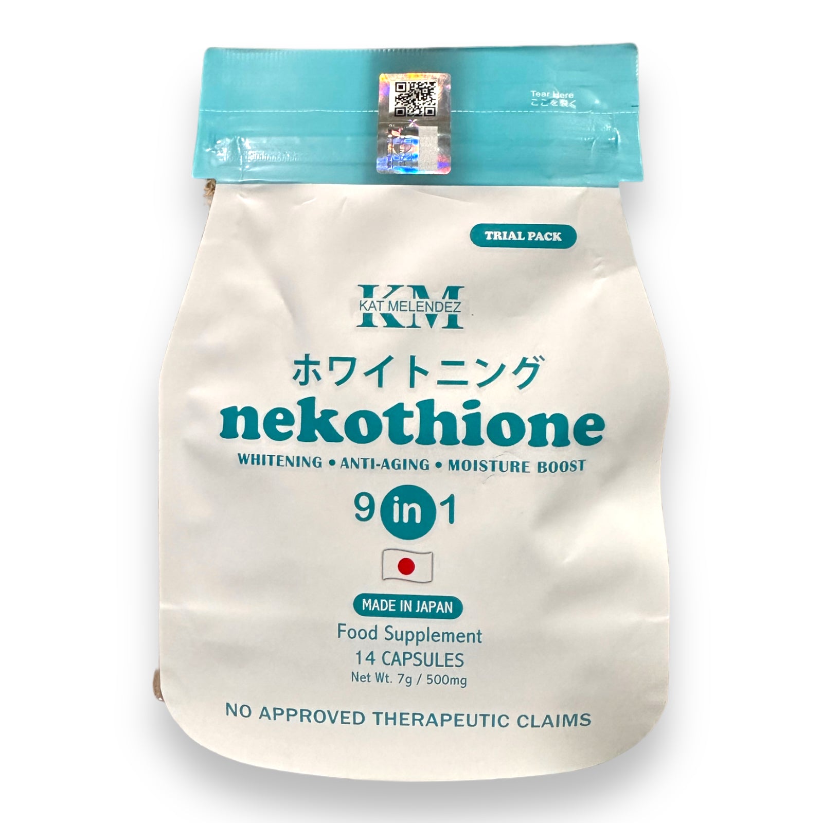 KM - Nekothione 9 in 1 - Made in Japan - Trial Pack 14 capsule