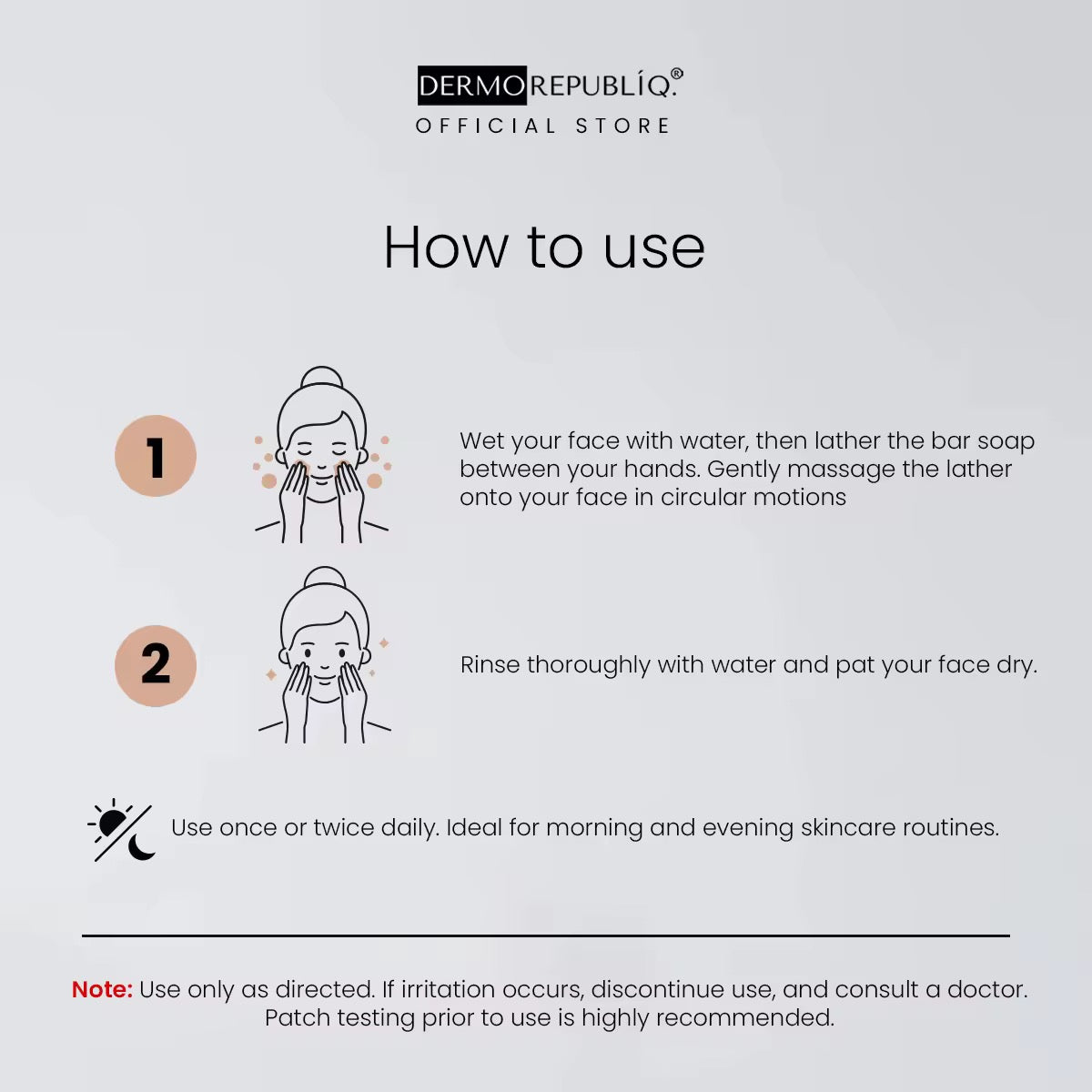 Dermo Republiq Dermoface - Niacinamide Acne & Oil Control Bar Soap 135g