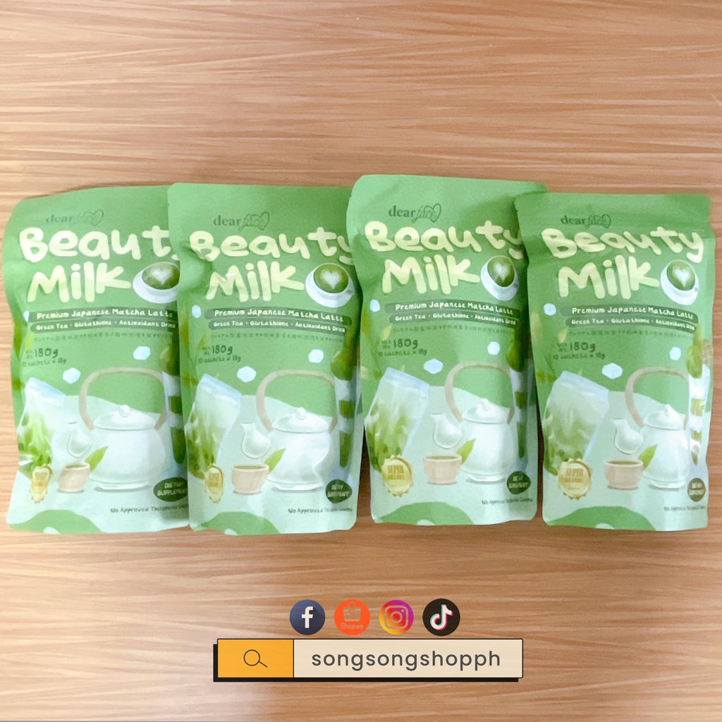 Dear Face - Beauty Milk - Premium Japanese MATCHA Latte 180g