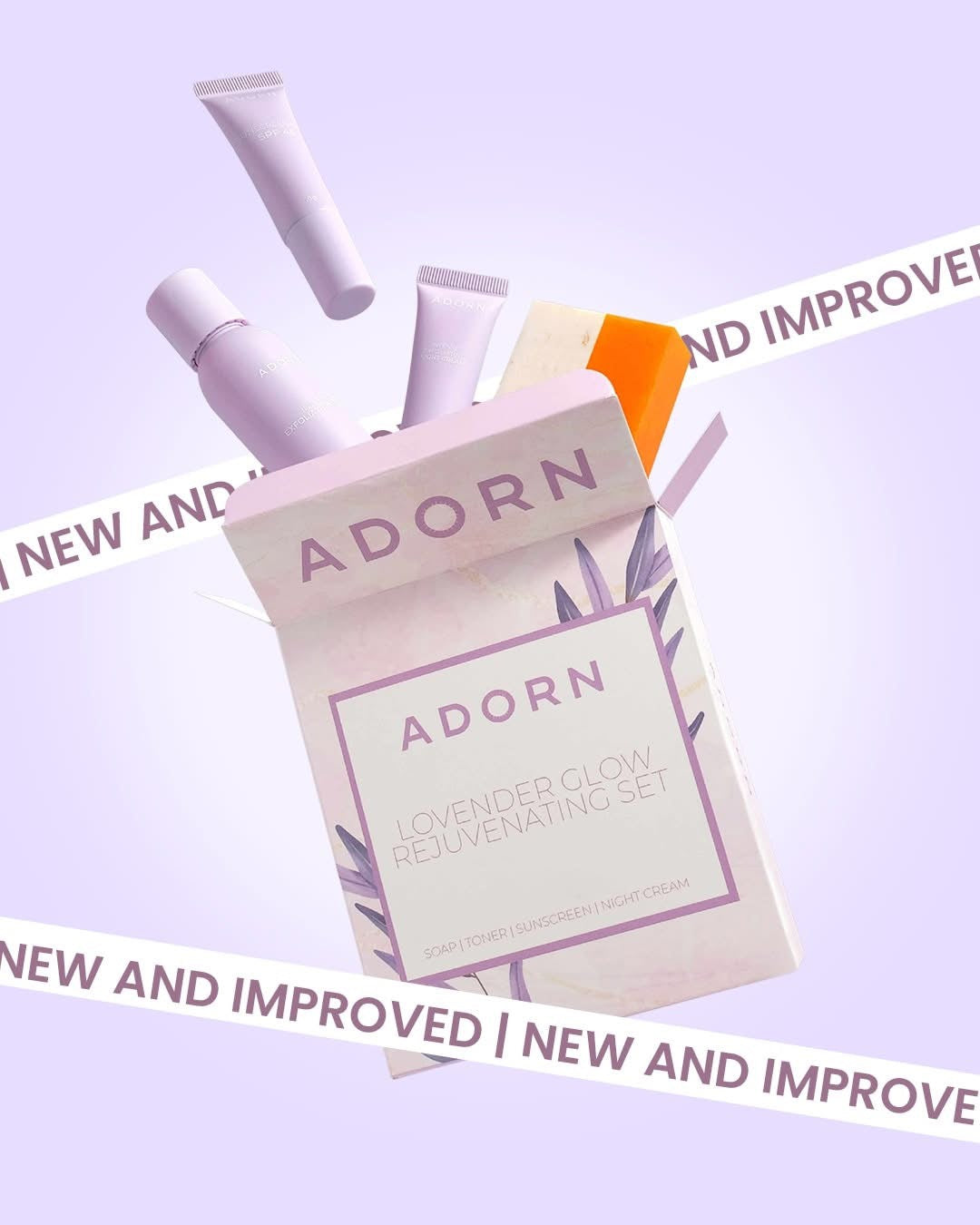 ADORN - LOVENDER GLOW Rejuvenating Set