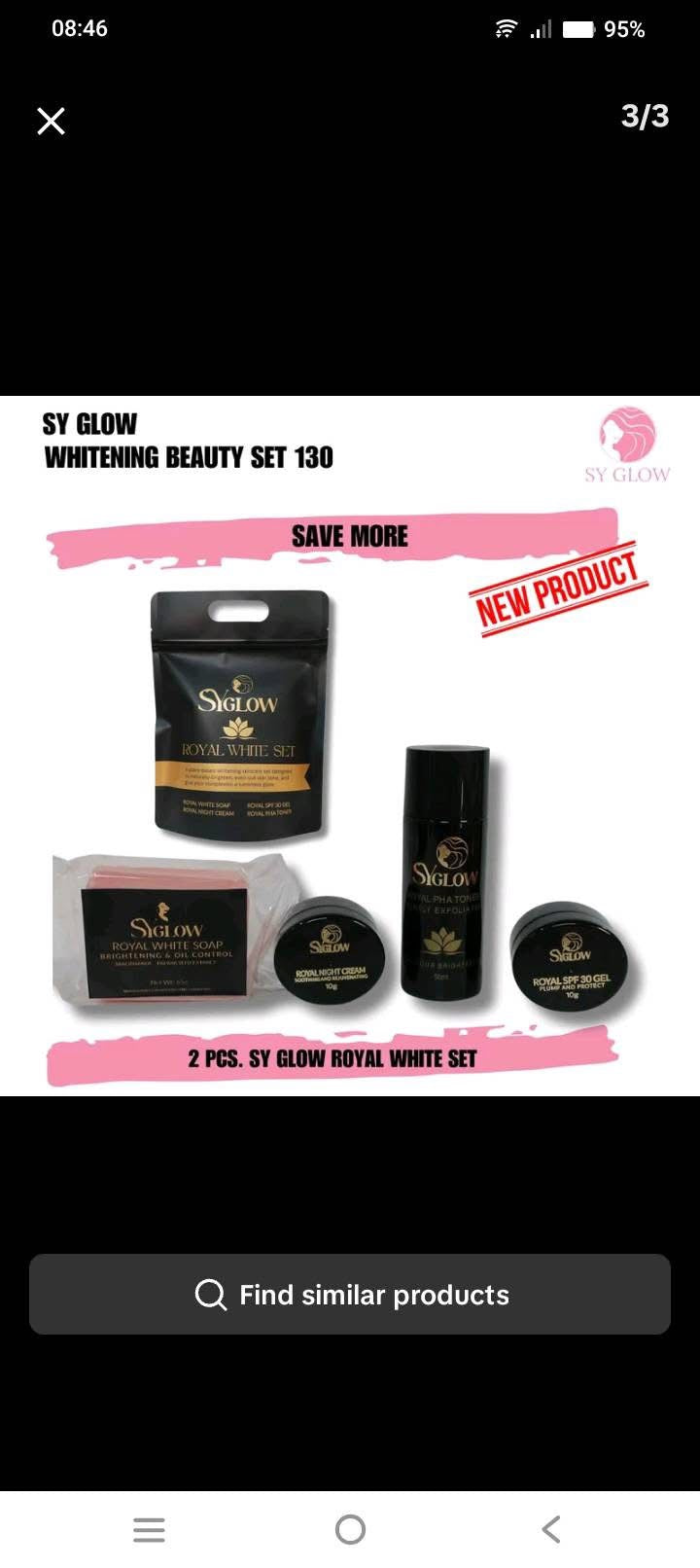 SY GLOW - Royal White Set