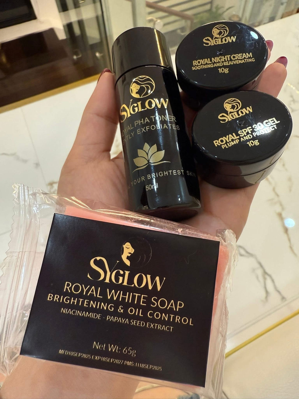 SY GLOW - Royal White Set