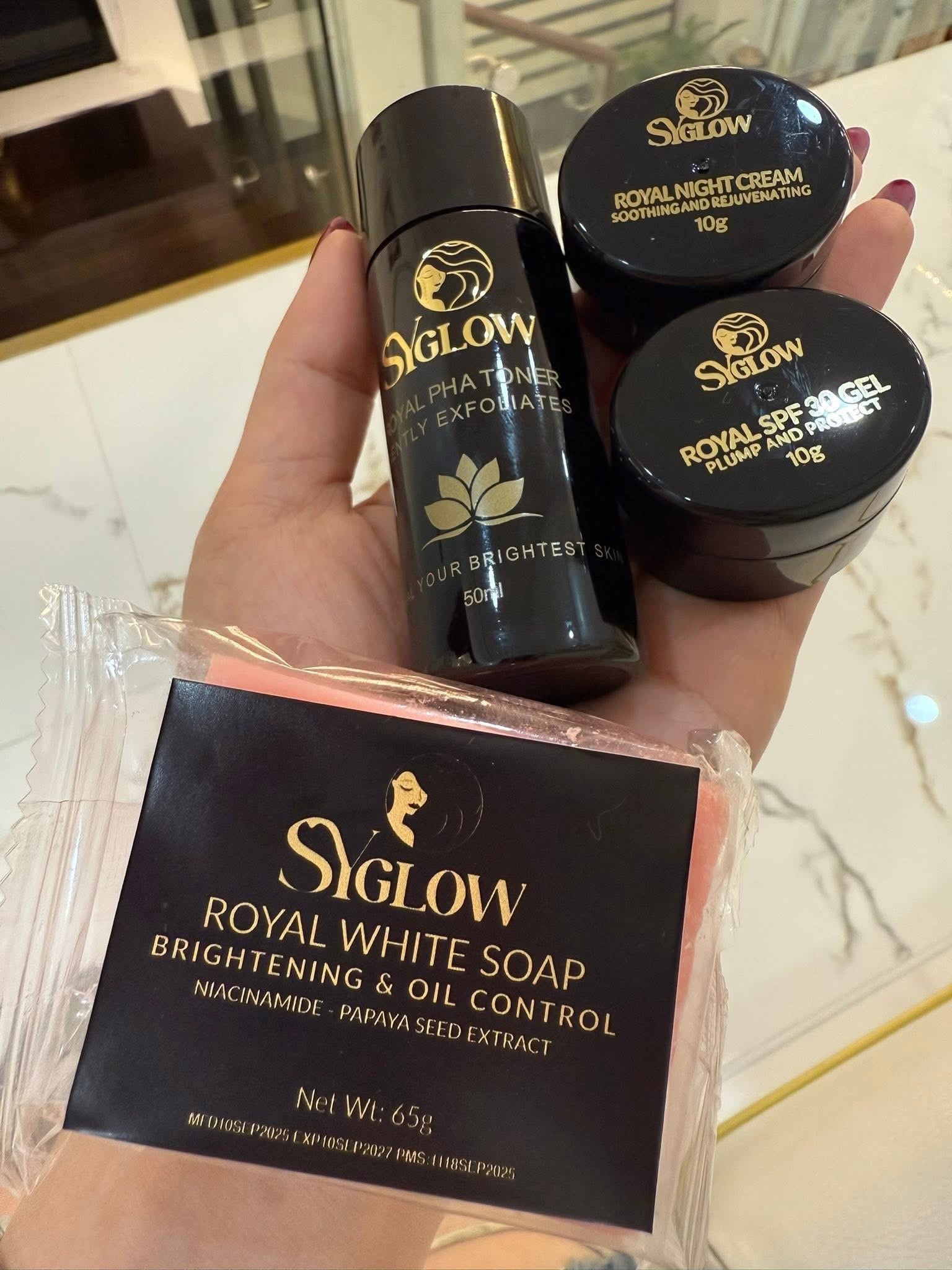 SY GLOW - Royal White Set