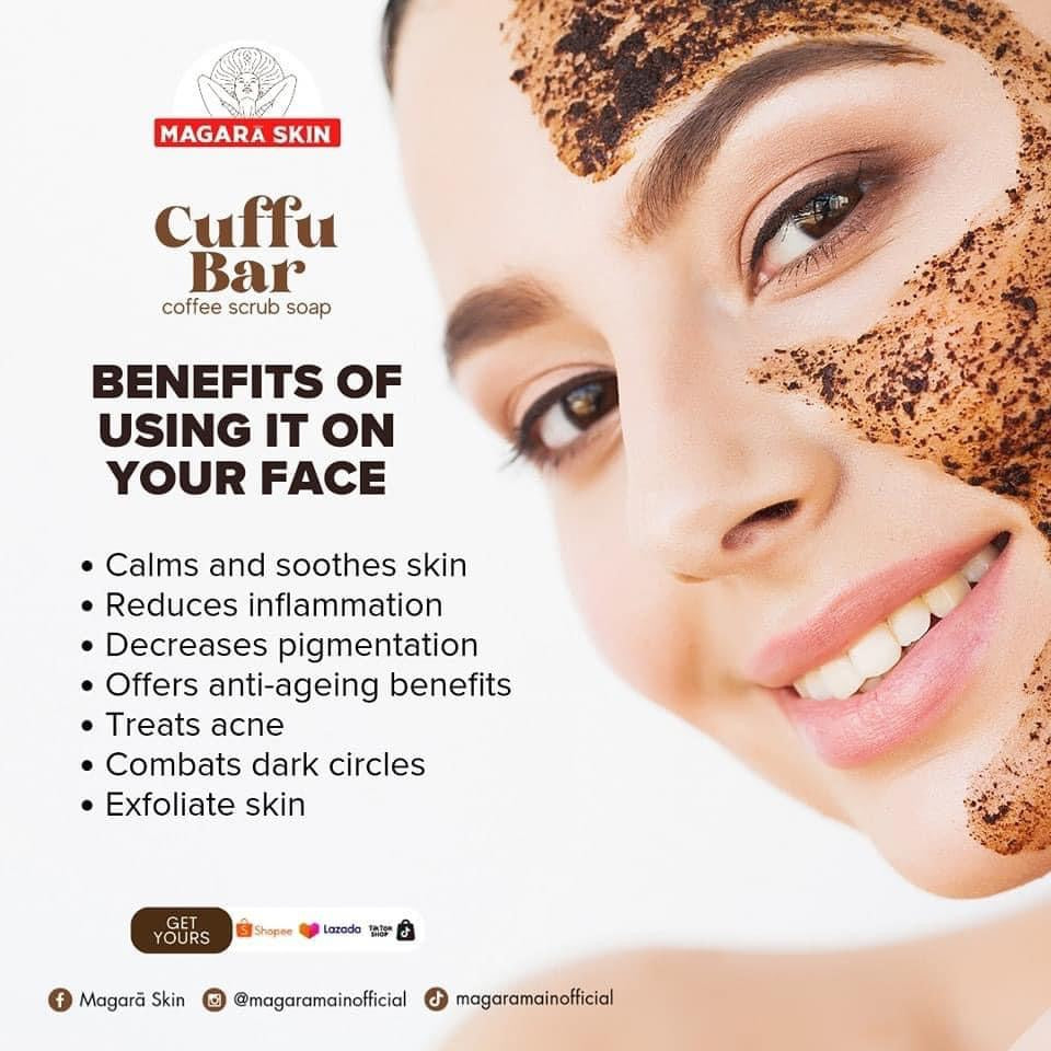 Magara Skin - CUFFU BAR Coffee Scrub Soap 60g