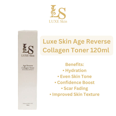 Luxe Skin - Age Reverse Collagen TONER with Snail Extract 120ml