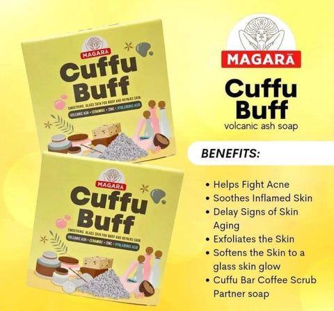 Mağara - CUFFU BUFF Volcanic Ash Soap 60 g ( Yellow )