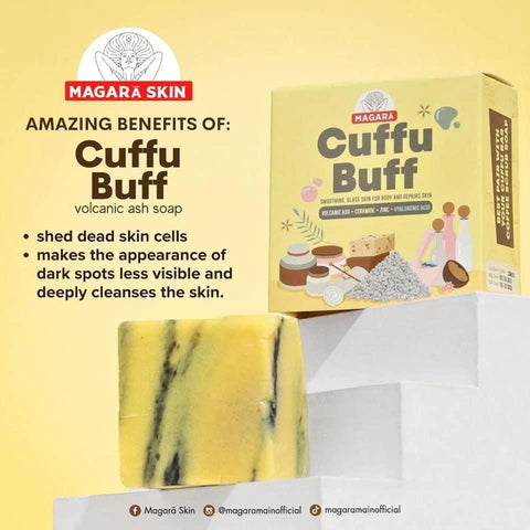 Mağara - CUFFU BUFF Volcanic Ash Soap 60 g ( Yellow )